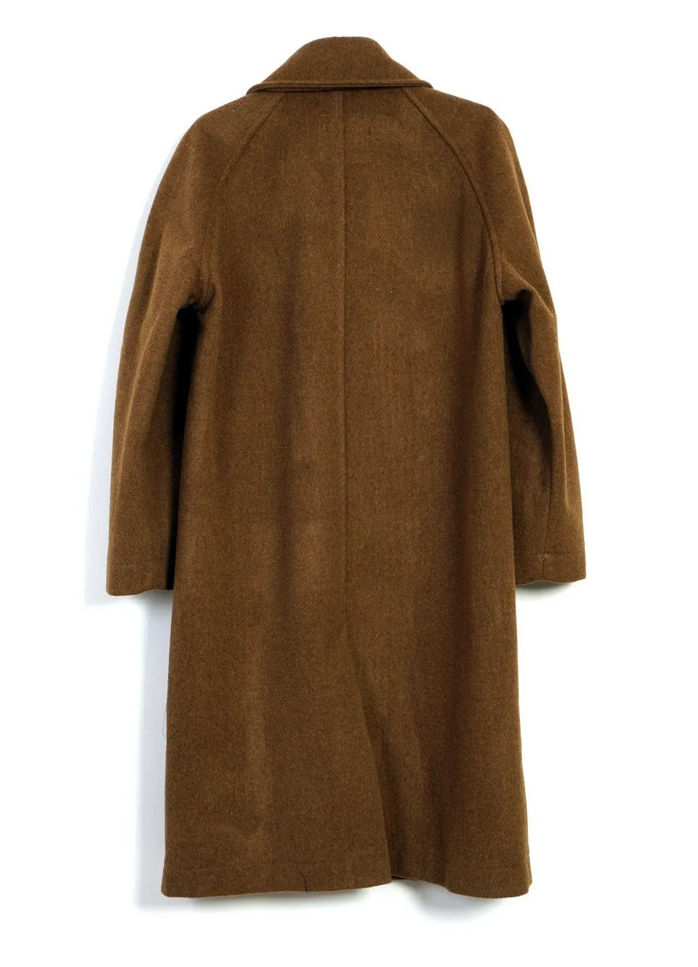 SIGURD | Long Wool Felt Coat | Cognaco