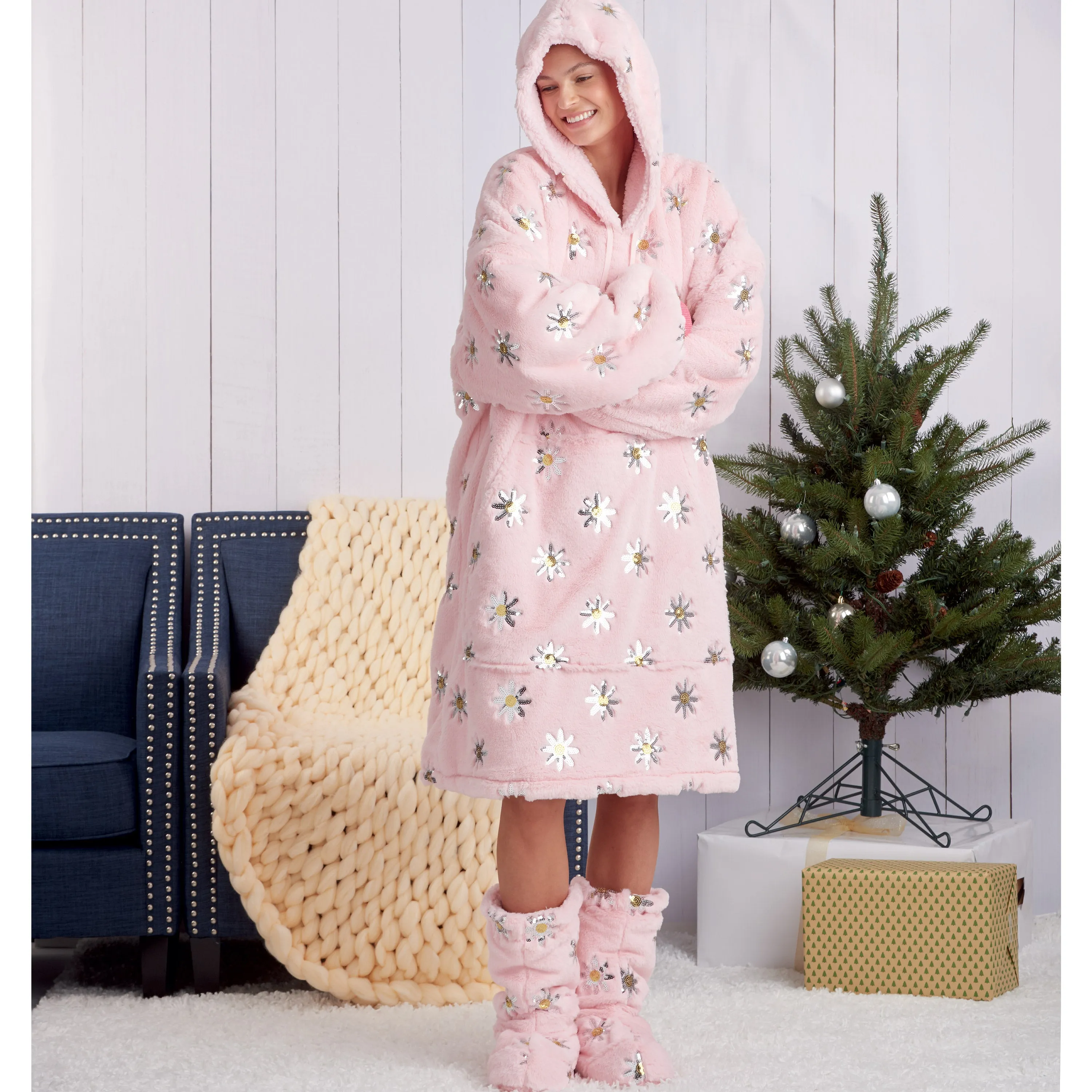 Simplicity Sewing Pattern S9456 Unisex Oversized Hoodies, Bottoms and Booties