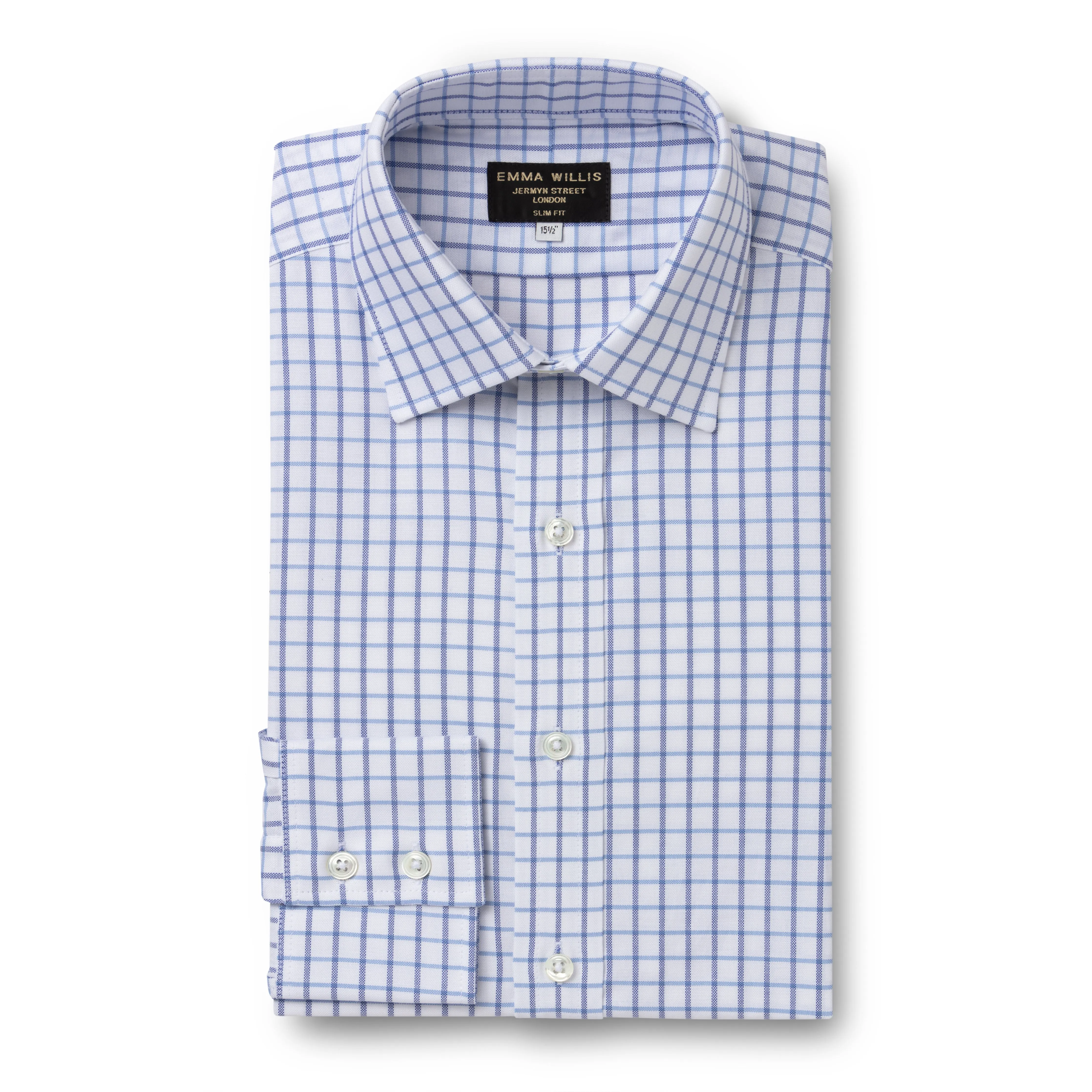 Sky/Blue Oxford Check Shirt