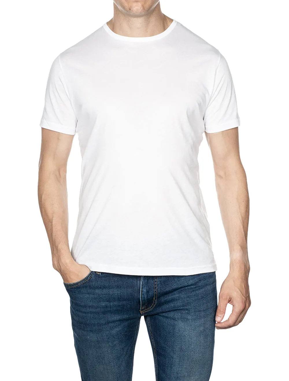 Solid Cotton T-shirt White