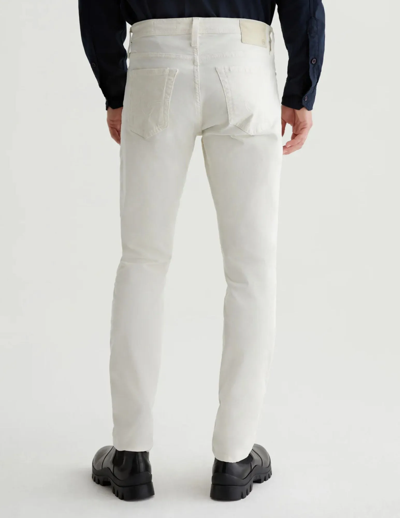 Tellis Corduroy Jean | White Cream