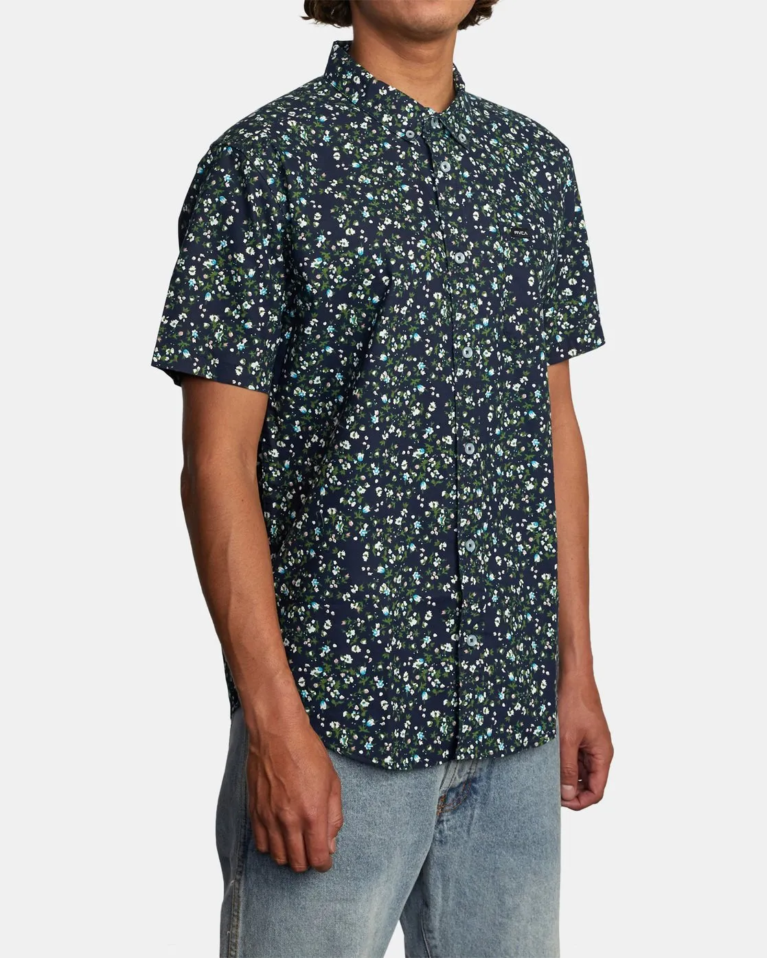 That'll Do Slim Fit Short Sleeve Shirt - Navy Marine