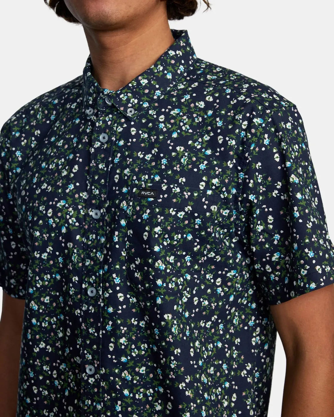 That'll Do Slim Fit Short Sleeve Shirt - Navy Marine