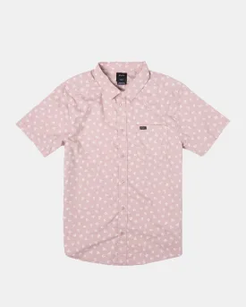 That'll Do Slim Fit Short Sleeve Shirt - Pale Mauve