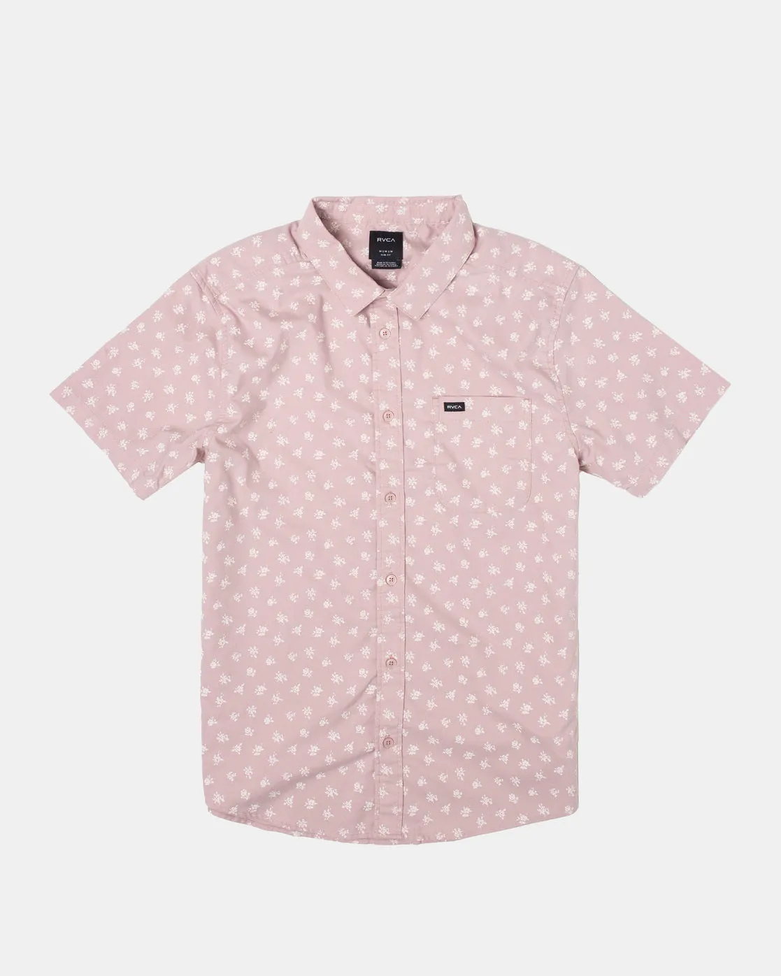 That'll Do Slim Fit Short Sleeve Shirt - Pale Mauve