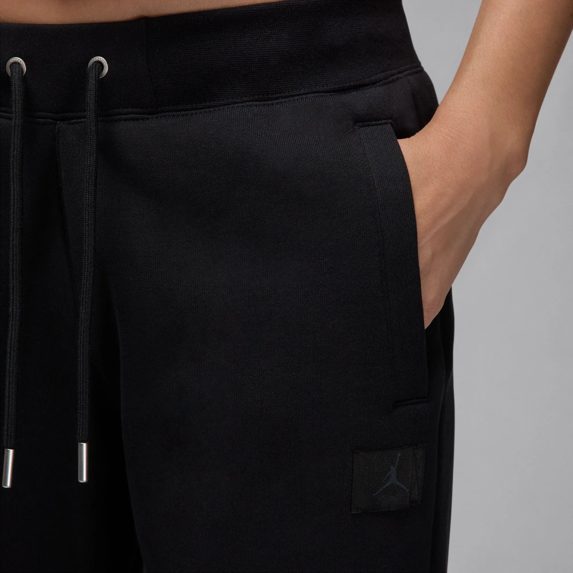 W FLIGHT FLEECE PANTS "BLACK"