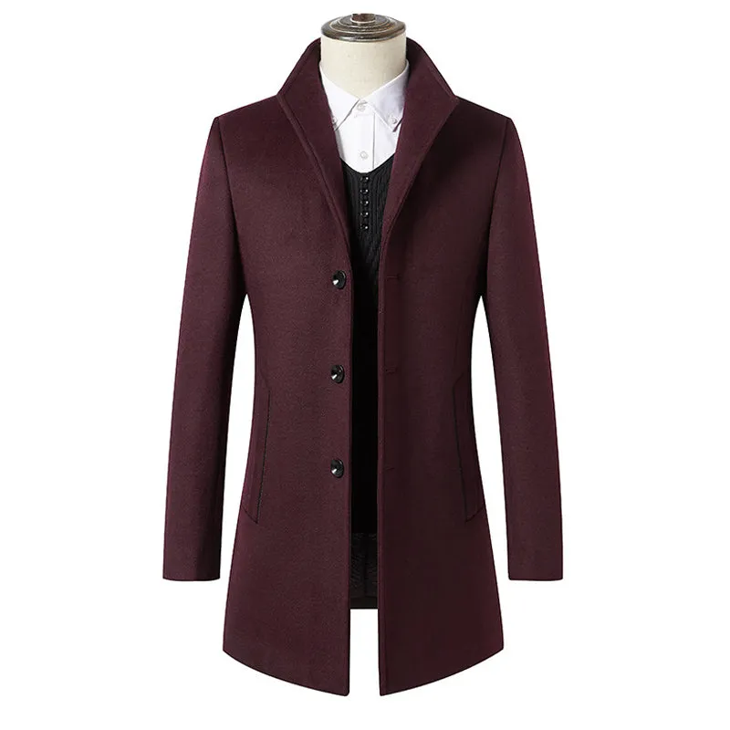 West Louis™ Elegant Wool Long Coat