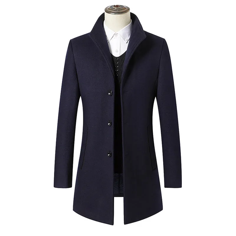 West Louis™ Elegant Wool Long Coat