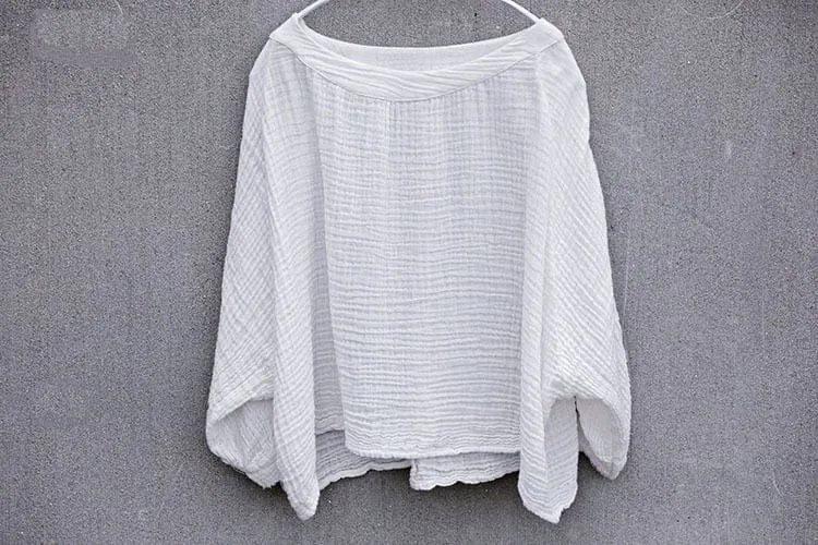 White Cotton Shirt | Lotus