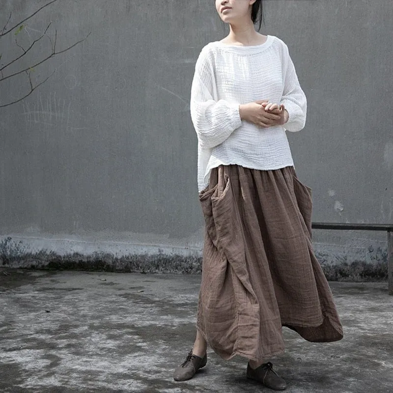 White Cotton Shirt | Lotus