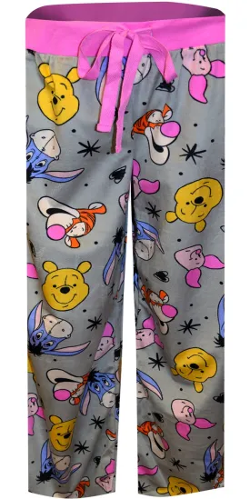 Winnie the Pooh and Friends Soft Silky Fleece Lounge Pants